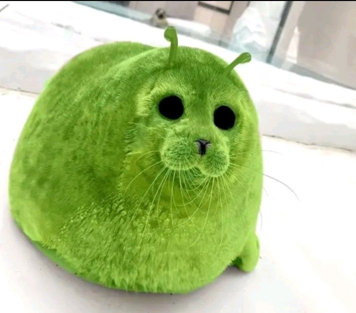 Green Alien Seal